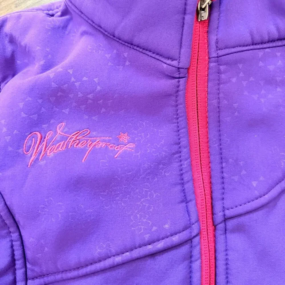 5T girls lightweight Jacket purple